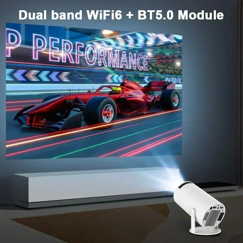 Projetor HY300 PRO 4K Android 11 Dual Wifi6  BT5.0 1080P 1280*720P Home Cinema